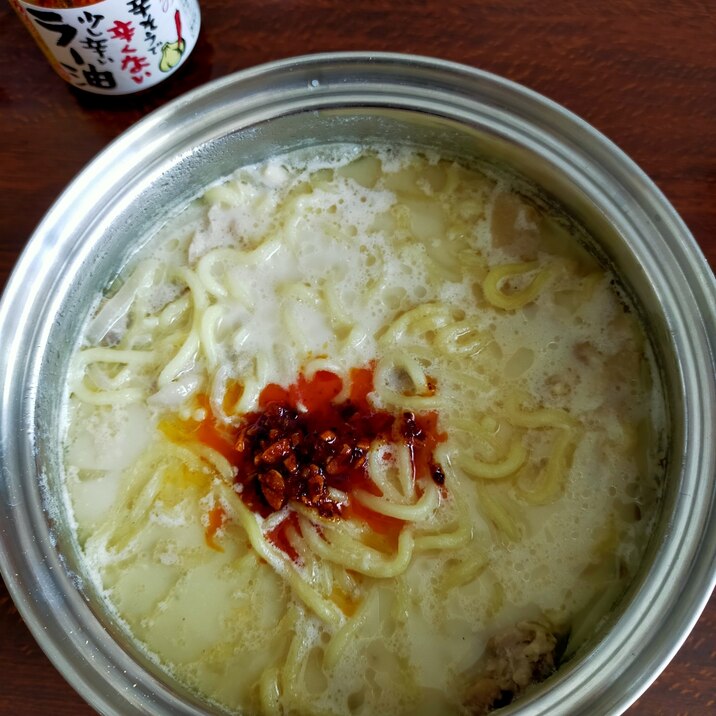 余ったソルロンタンで!ソルロンタンラーメン♡